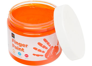 250ml Finger Paint - Orange