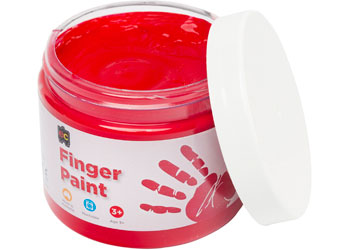 250ml Finger Paint - Red