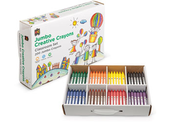 Jumbo Creative Crayons Classroom Set