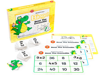 Beat The Crocodile (Multiplication) Bingo!