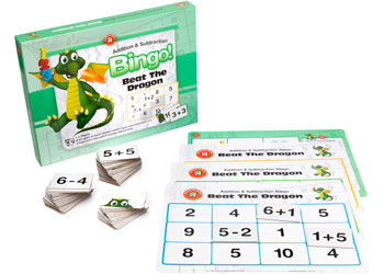 Beat The Dragon (Addition & Subtraction) Bingo!