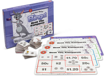 Beat The Kangaroo (Australian Money $) Bingo!