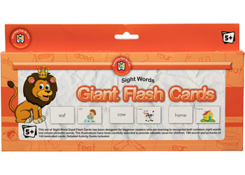 Sight Words Giant Flash Cards
