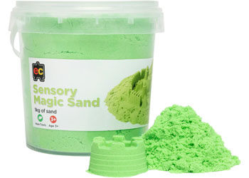 Sensory Magic Sand 1kg Tub - Green