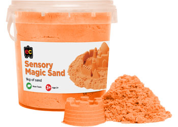 Sensory Magic Sand 1kg Tub - Orange