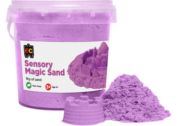 Sensory Magic Sand 1kg Tub - Purple