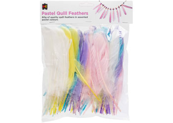 Pastel Quill Feathers