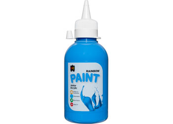 Rainbow Junior Acrylic Paint 250ml Sky Blue
