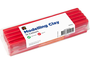 Modelling Clay 500g - Red