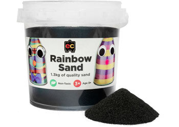 Rainbow Sand 1.3kg Tub - Black