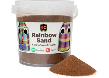 Rainbow Sand 1.3kg Tub - Choc Brown