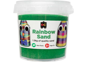 Rainbow Sand 1.3kg Tub - Dark Green