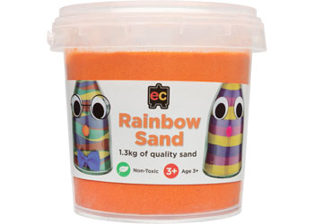 Rainbow Sand 1.3kg Tub - Orange