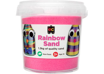 Rainbow Sand 1.3kg Tub - Pink