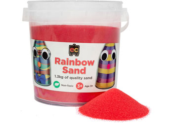 Rainbow Sand 1.3kg Tub - Red
