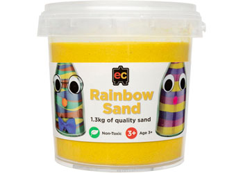 Rainbow Sand 1.3kg Tub - Yellow