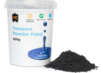 450g Tempera Powder Paint - Black