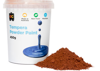 450g Tempera Powder Paint -  Brown