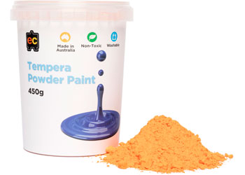 450g Tempera Powder Paint - Orange
