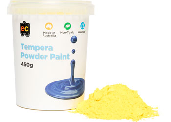 450g Tempera Powder Paint - Yellow