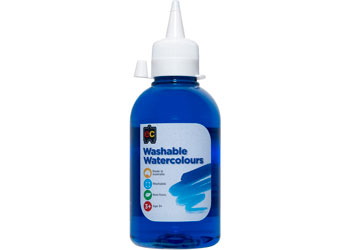 250ml Washable Watercolours - Blue