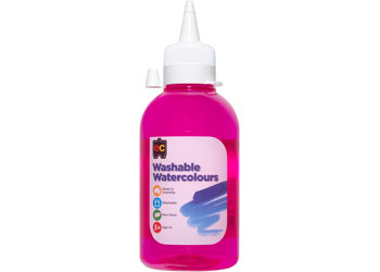 250ml Washable Watercolours - Pink