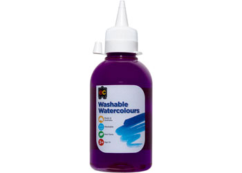 250ml Washable Watercolours - Purple