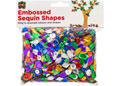Embossed Sequins Assorted Shapes 150gm