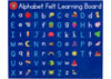 Felt Learning Board Alphabet