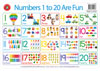 Numbers 1 to 20 Placemat
