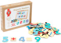 Magnetic Wooden Numbers - Set of 60