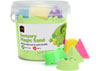 Sensory Magic Sand with Moulds 600g Tub Green