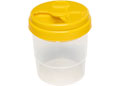 Paint Pot With Slide Yellow Lid