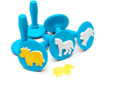 Paint & Dough Stampers Farm Animals Set of 6