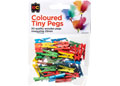 Coloured Tiny Pegs Pack of 50