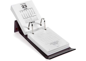 Sasco Desk Calendar Stand Top Punched – Brown - MTA Catalogue