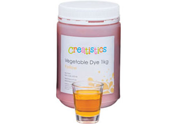 Creatistics Vegetable Dye – Yellow 1kg Jar