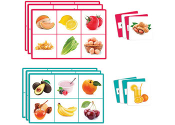 Bingo: 72 Food Items