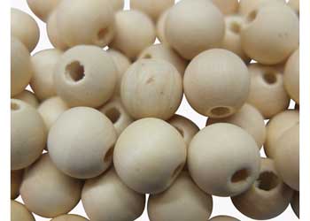 Plain Wooden Beads – Pack of 300