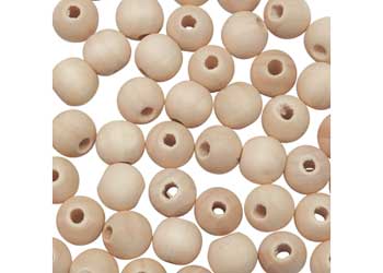 Plain Wooden Beads – Pack of 300