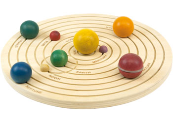 Wooden 3D Solar System Set