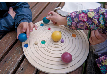 Wooden 3D Solar System Set