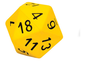 Soft Foam Dice Set of 2 – 20-sided