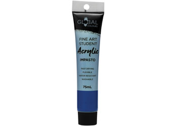 Global Fine Art Student Acrylic, 75ml – Set of 8