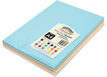 Pastel Coloured Cardboard A4 220gsm – Pack of 100