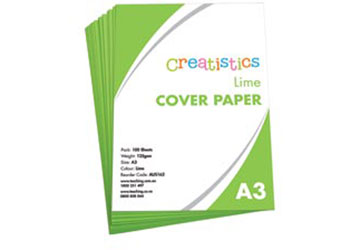 Creatistics Light Green Cover Paper A3 120gsm – Pack of 100