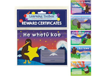 Te Reo Reward Certificates 30 Pack