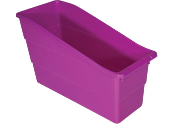 Classroom Book Box Caddies Purple Pk 4