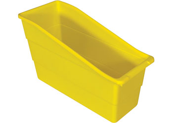 Classroom Book Box Caddies Yellow Pk 4