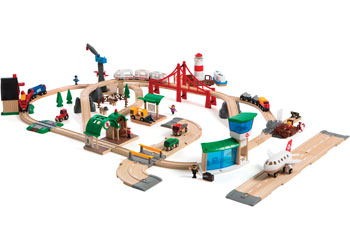 brio world deluxe railway set 33052